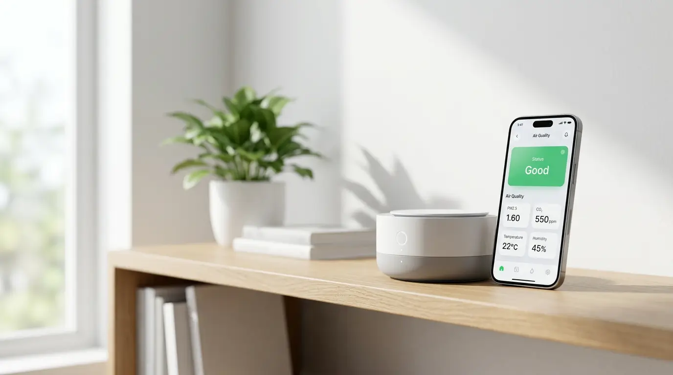 Custom Indoor Air Monitoring IoT System